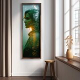 WALLXPERT LAC092-120 Multicolor Decorative Framed MDF Painting | Eponuda.com
