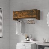 vidaXL Ormar boja dimljenog hrasta 100x32,5x35 cm konstruirano drvo Cijene