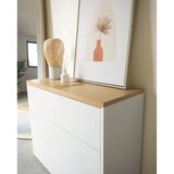 Kave Home Bijela niska komoda 90x75 cm Abilen – | shoptok.hr