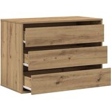  Kutna komoda s ladicama boja artisian hrast 80x41x58 cm drveni | shoptok.hr