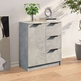 Komoda siva boja betona 60x30x70 cm od konstruiranog drva | shoptok.hr