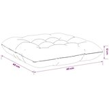 Jastučići za sjedenje VIANEN 4 kom. 100% poliester Crvena - Crvena 40 x 40 x 12 cm | shoptok.hr