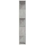 vidaXL Knjižna omara za razdelitev prostora betonsko siva 60x24x155 cm, (20978202) | Shoptok.si