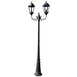 vidaXL stoječa vrtna svetilka 230 cm temno zelena/črna aluminijasta Cene