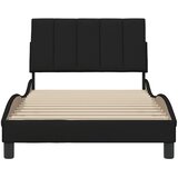  Okvir za krevet bez madraca Hanko crni 100x200 cm od tkanine | shoptok.hr