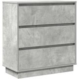  Noćni ormar Betonski sivi 71 x 34,5 x 75 cm Konstruirano drvo | shoptok.hr