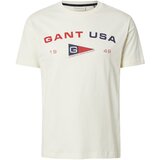 Gant Majica boja pijeska / mornarsko plava / crvena | shoptok.hr