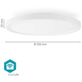 Nedis SmartLife Wi-Fi RGB okrogla stropna svetilka 1800lm 6500k IP20, (5000491492) | Shoptok.si