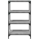 Ormarić za knjige boja hrasta 60x33x100 cm od drva i čelika | shoptok.hr
