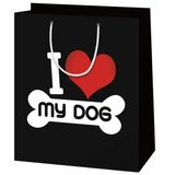 Cardex i love my dog ogromna ukrasna vrećica 35x45x15cm | shoptok.hr