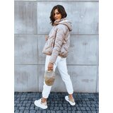 DStreet Krótka pikowana kurtka damska LIDIL beżowa | Shoptok.si