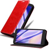 Cadorabo Ohišje, združljivo z Alcatel 1 2019 v rdeče jabolko - Zaščitni ovitek z magnetnim zapiranjem, stoječo funkcijo in režo za kartice, (20560981) | Shoptok.si