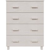  Komoda HAMAR bijela 79 x 40 x 103,5 cm od masivne borovine | shoptok.hr