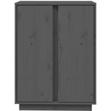  Komoda siva 60 x 35 x 80 cm od masivne borovine | Eponuda.com