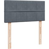  Box spring krevet s madracem tamnosivi 90x200 cm baršunasti | shoptok.hr