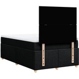 Krevet box spring s madracem crni 120 x 190 cm od tkanine | shoptok.hr