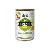 Brit Fresh Dog Duck with Millet 400g - 6 konzervi Cene