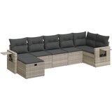  7-dijelni set vrtnih sofa svjetlosivi od poliratana | shoptok.hr