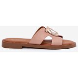 VINCEZA Women's flat sandals with decoration | Shoptok.si