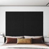  stenska obloga, tekstil, črna, 12 kos | Shoptok.si