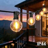 Modern Home Vrtni svjetlosni lanac girlanda 25 × LED, 15 m, 9 načina rada, vanjska rasvjeta 9 W | shoptok.hr