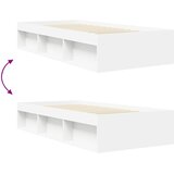  Okvir kreveta s pohranom Bijela 80 x 200 cm Konstruirano drvo | shoptok.hr