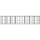 Vanjski kavez za pse s krovom čelični 19,36 m² | shoptok.hr