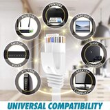 MEIPEK 50 m ploščat ethernet kabel z 50 sponkami - RJ45, 250 mhz odprta embalaža | Shoptok.si