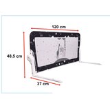  Sigurnosna ograda za krevet 120cm crni | shoptok.hr