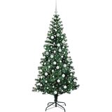 vidaXL Umjetna preddekorirana božićna jelka med 300 LED Zelena 180 cm | Shoptok.si