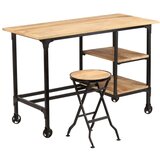  sa sklopivim stolcem od mango drva 115 x 50 x 76 cm | shoptok.hr