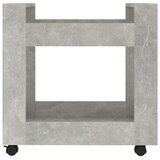 Kolica za radni stol boja betona 60x45x60 cm konstruirano drvo | shoptok.hr