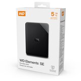  Zunanji prenosni disk WD Elements SE, 5 TB, črn | Shoptok.si