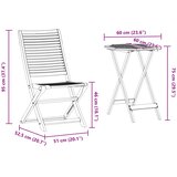  Sklopivi bistro set 3 kom. Smeđa Čvrsto drvo akacije | shoptok.hr