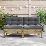  Vrtna sofa s jastucima 2 kom od impregnirane borovine | Eponuda.ba