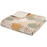 Catherine Lansfield Žuti /bež prošiven prekrivač 220x230 cm Floral Patchwork – | shoptok.hr