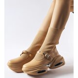 Gemre Beige sock booties Ivana | shoptok.hr