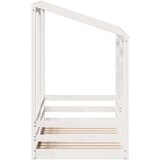 vidaXL Dječji krevet s krovom bijeli 80 x 160 cm od borovine | shoptok.hr