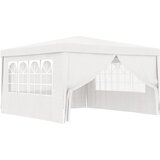 vidaXL Profesionalni šator za zabave 4 x 4 m bijeli 90 g/m² | shoptok.hr