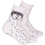 Gatta G34.01N Cottoline girls' socks patterned 27-32 white 232 Cene'.'