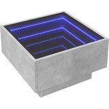  Stolić za kavu LED siva boja betona 50x50x30 cm drveni | Eponuda.ba