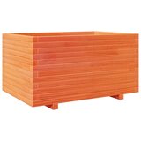  Vrtno cvetlično korito voščeno 90x60x49,5 cm trdna borovina | Shoptok.si