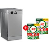 Beko Samostojeća mašina za sudove DVS05024S 45cm 10 kompleta + Fairy Kapsule za pranje sudova Platinum Plus Lemon 2x59 | Eponuda.com