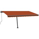  Avtomatska tenda LED + senzor 400x300 cm oranžna/rjava, (20729068) | Shoptok.si
