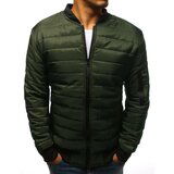 DStreet Kurtka męska pikowana bomber jacket zielona | shoptok.hr