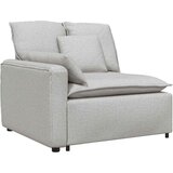  Modularni kauč s naslonom za ruke i jastucima, sivo-plave boje 100 cm | Shoptok.si