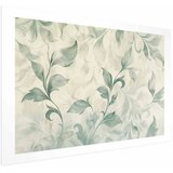  Plakat - Watercolor Green-Beige Leaves 60x40 Bez okvira s margom | shoptok.hr
