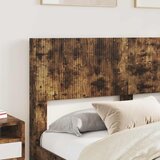  Krevetna konstrukcija s pohranom i uzglavljem Dimljeni hrast Smeđa 120 x 200 cm | shoptok.hr