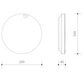  LED stropno svetlo sa senzorom i prigušiva LED/6/12/18W/230V prečnik 23 cm | Eponuda.com