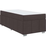  Konstrukcija postelje z vzmetnico Temno rjava 90 x 200 cm blago, (5000127550) | Shoptok.si